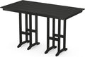Trex Outdoor Furniture™ Monterey Bay 37" x 72" Bar Table in Charcoal Black by TrexCompanyInc