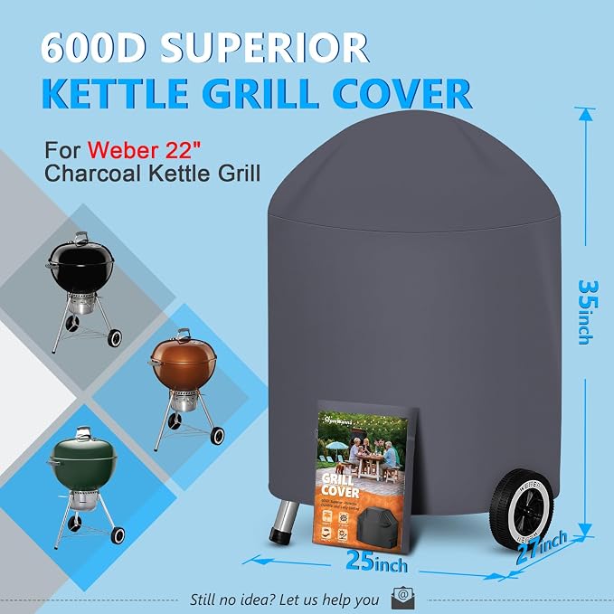22 Inch Kettle Grill Cover - Image 2