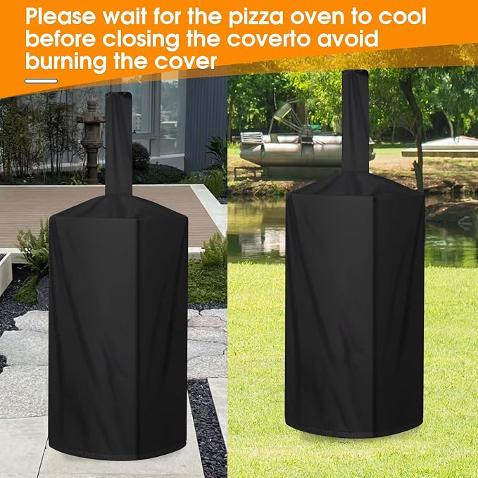 Pizza Oven Cover, Outdoor Pizza Oven Cover Dustproof, Weatherproof, Uv - Image 6