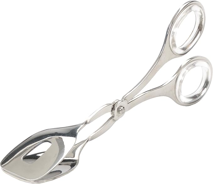 Serving Tongs in 18/8 Stainless Steel, 7-Inch, Dishwasher Safe