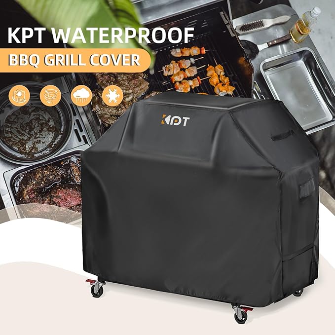 KPT 60 Inch Grill Cover for Outdoor Grill - Image 2