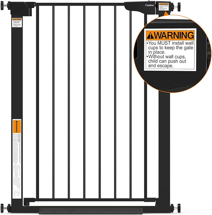 Cumbor 36" Extra Tall Baby Gate - Image 8