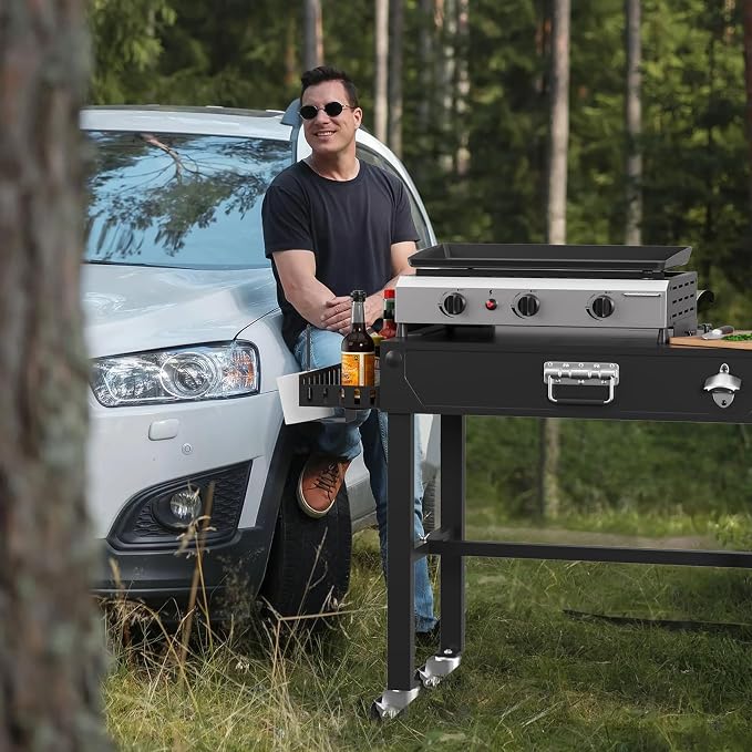 Portable Grill Table for Blackstone Griddle, Adjustable Table - Image 7