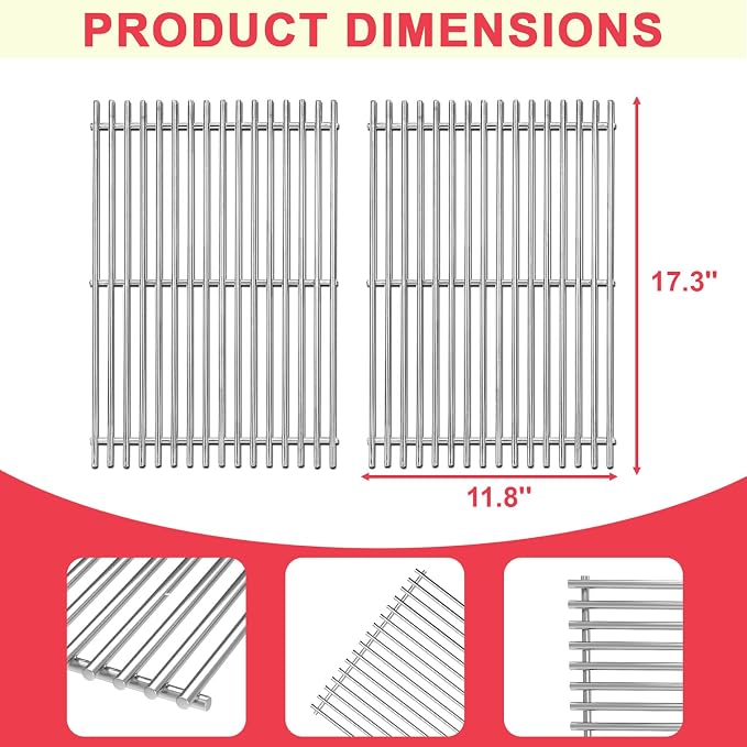 Spirit 300 Grill Grates for Weber Spirit E310 E320 S310 S320 E/S 330 II E/S 310 - Image 2