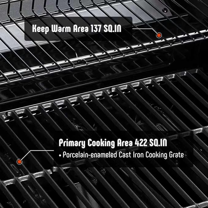 All Stainless Steel 4+1 Burner Gas BBQ Grill, Outdoor Propane Grill - Image 6