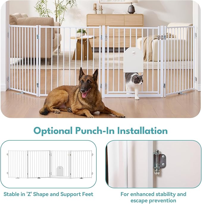 No Pawblems Free Standing Dog Gate - Image 5