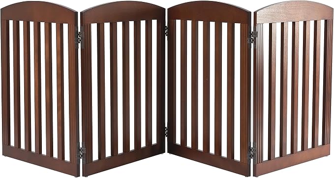 SPIRICH 96" Extra Wide 28" Tall Dog Gate Indoor, Dog Gates by SpirichLLC