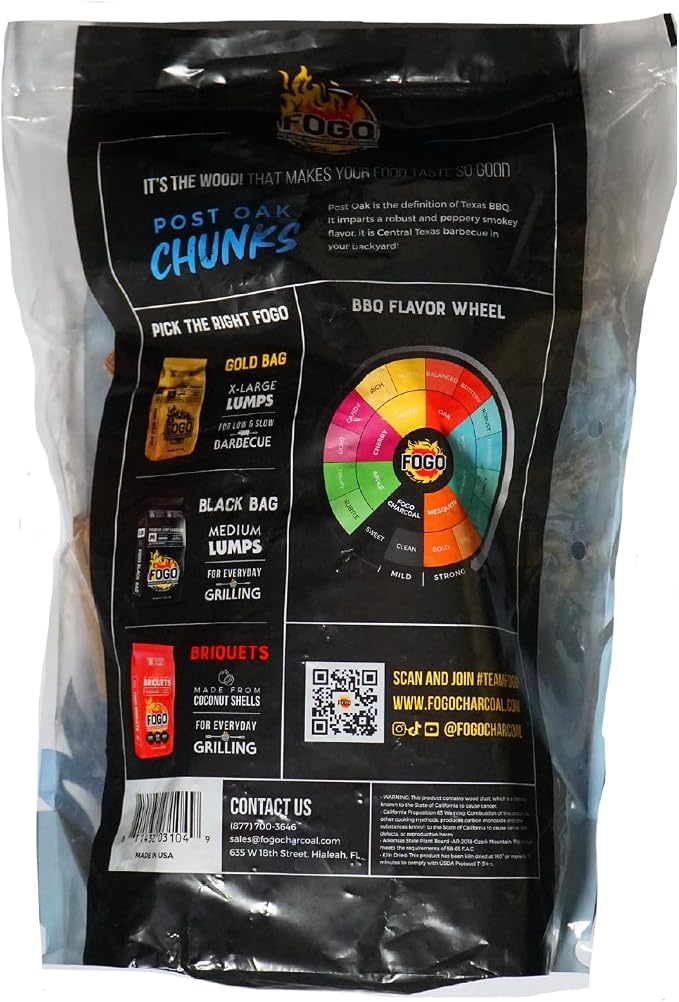 FOGO Premium Lump Charcoal 17.6 Pound Bag, Extra Large Sized Lump Charcoal - Image 7