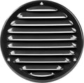 Repa Market 5 Inch Air Vent Covers/Black Galvanized Steel Return Air Grille/AC by RepaMarket
