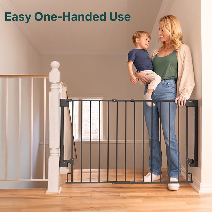 Cumbor 2 Pack 29.2-43" No Bottom Bar Baby Gate - Image 8