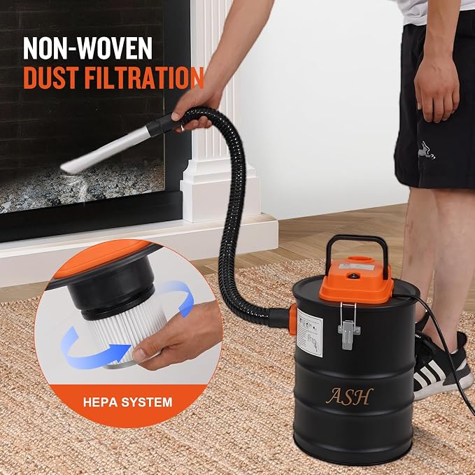 Ash Vacuum Cleaner -4 Gallon Fireplace Ash Vac - Image 3