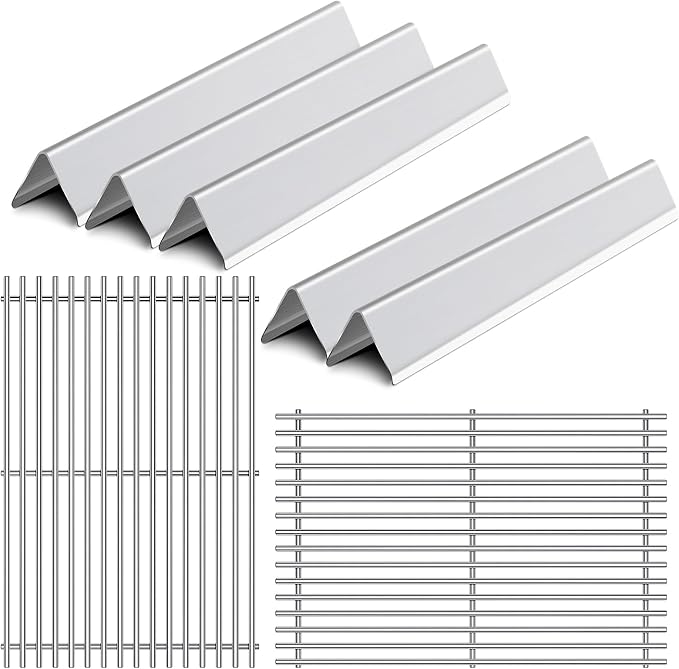 17.4” Grill Grates Replacement for 7536 7525 Weber Spirit Grill E-310, 300 by Folocy