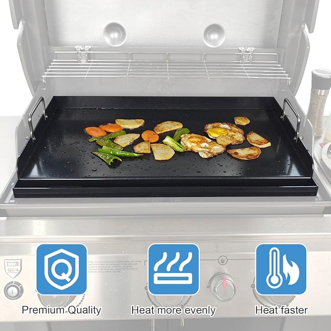 Universal Griddle Plate for Gas Grill – Premium Ceramic Coating Cooking Griddle - Image 6
