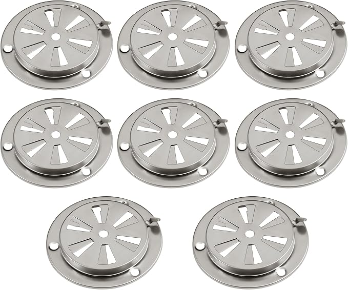 Stainless Steel BBQ Smoker Air Vent by Qtcial