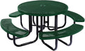 COATEDOUTDOORFURNITURE Heavy-Duty Portable Outdoor Picnic Table by CoatedOutdoorFurniture