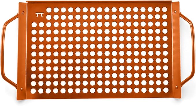 Outset Copper Grill Grid, Non-Stick Grill Pan by Outset