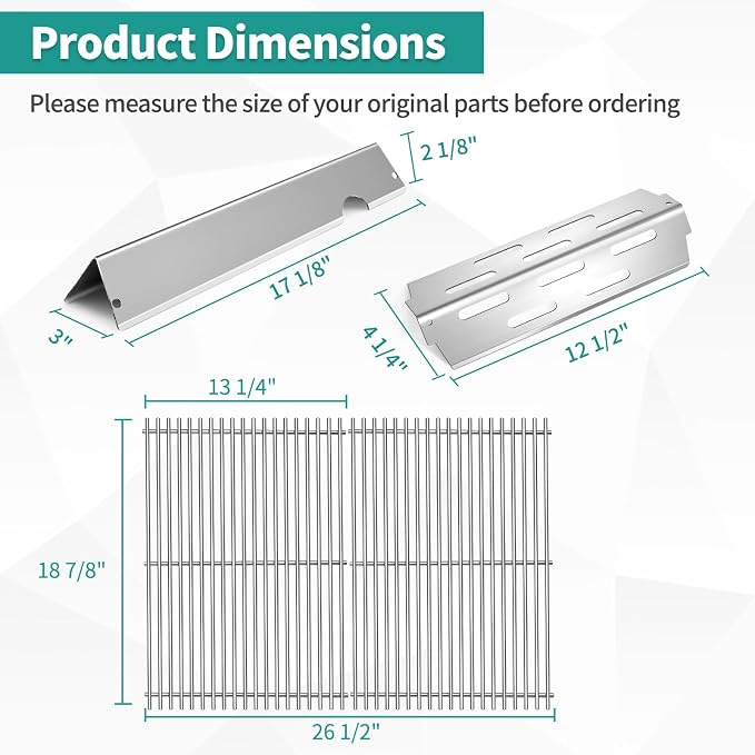 Stainless Steel 66032 Flavorizer Bars - Image 2