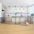 COMOMY 198" Baby Gate Extra Wide, Dog Gate Pet Gate by COMOMY