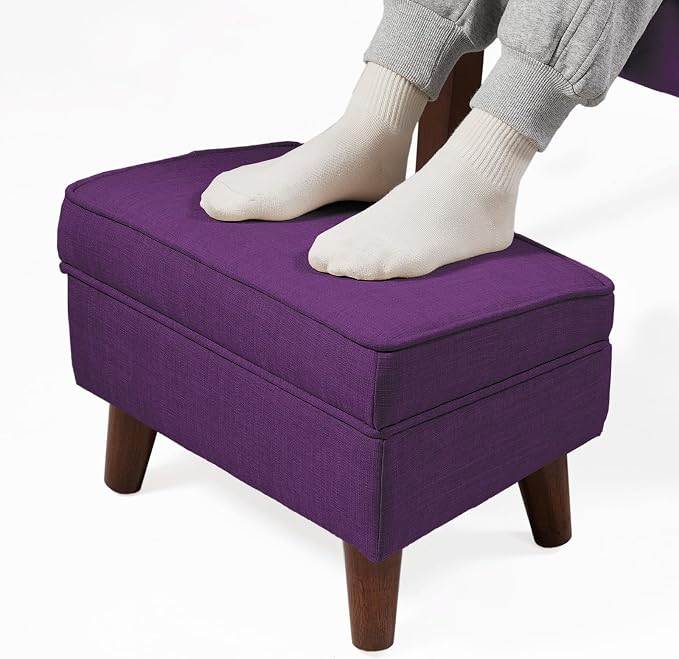 Storage Ottoman, Small Foot Stool Ottoman - Image 8