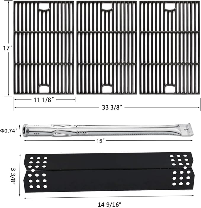 Hisencn Grill Parts Kit for Home Depot Nexgrill 6 Burner 720-0896E, 720-0896C - Image 2