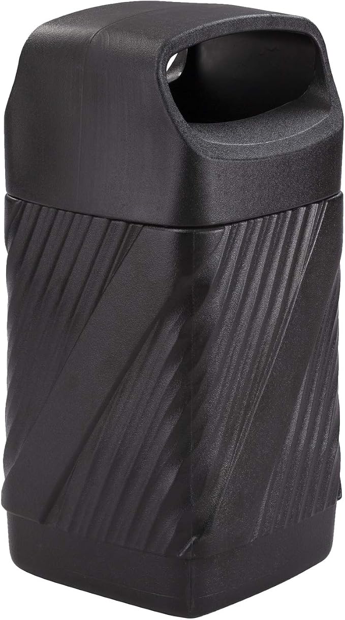 Safco Twist Trash Can, 32 Gallons, Indoor and Outdoor Use, Durable & by SafcoProducts