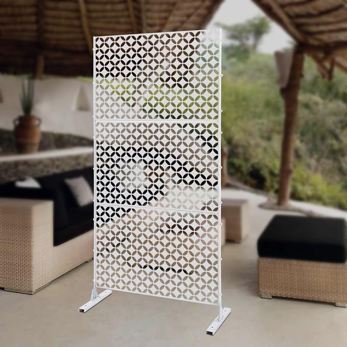 75" H×35" W Decorative Outdoor Privacy Screen - Image 2