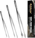 Kitchen Tweezers Tongs, Cooking Tweezers Stainless Steel by Eddeas