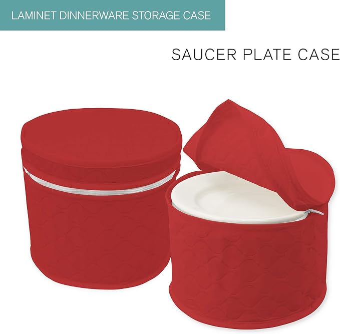 LAMINET 4 Piece Quilted Plate Storage Set - Image 6