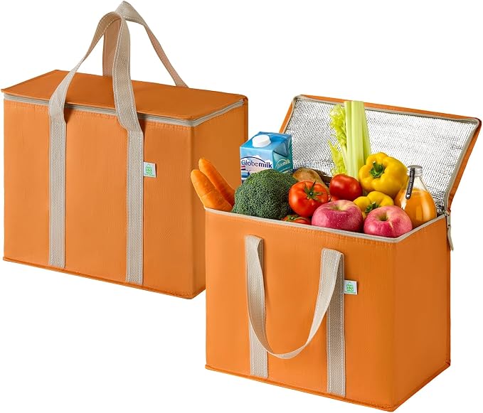 VENO 2 Pack Cooler Bag and Insulated Grocery Bags by Veno