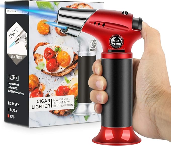 Blow Torch, Professional Kitchen Cooking Torch by Tencoz