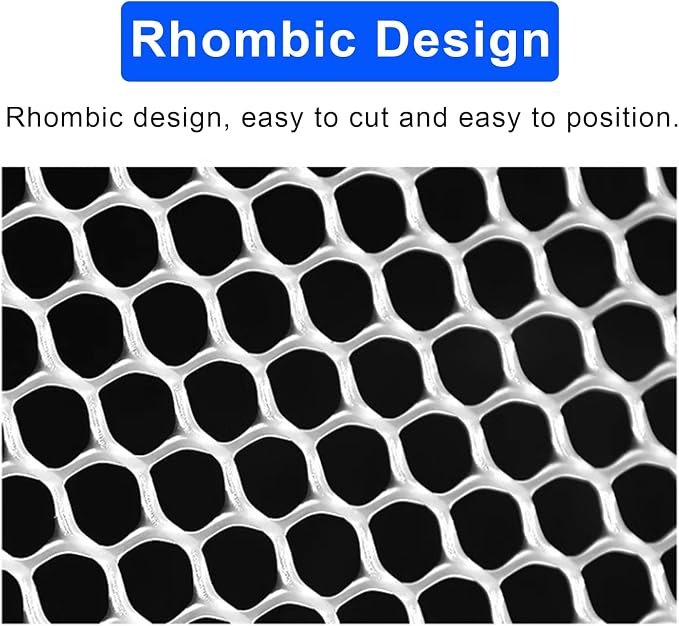 39.3″ x 32.8′ Chicken Mesh Fence Roll Versatile Plastic Fencing Netting Heavy - Image 4