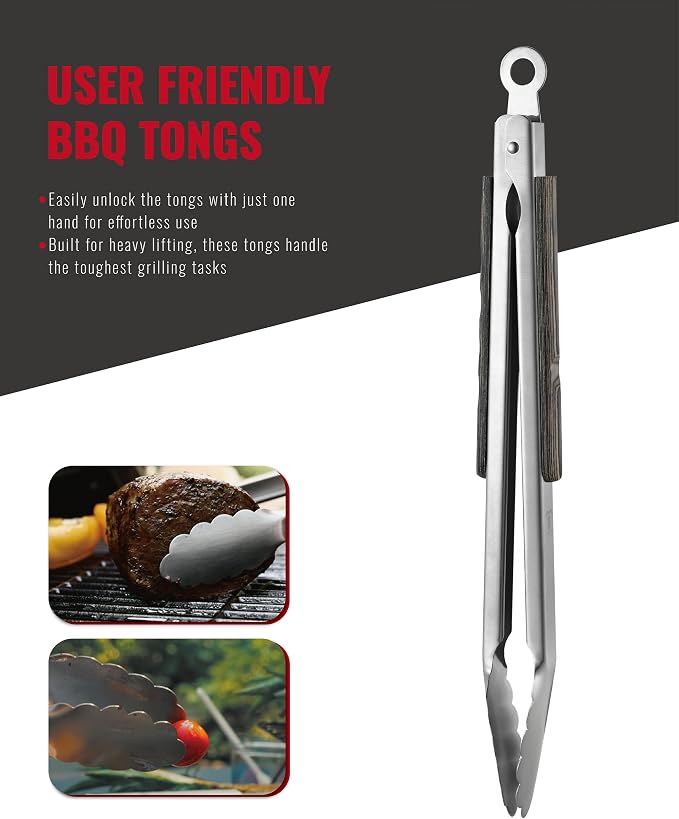 Stainless Steel BBQ Tool Set - Image 5