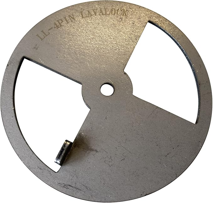 LavaLock Smoker Pinwheel bbq air damper pit grill vent, STEEL 4 6 8 12 by LavaLock%C2%AE