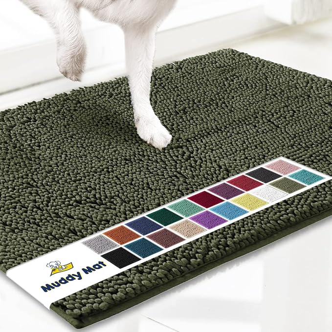 Muddy Mat® | Super Absorbent Door Mat Indoor, Microfiber Quick Dry Chenille by MuddyMat%C2%AE