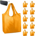 BeeGreen Yellow Reusable Grocery Bags Light Orange Shopping Bags Bulk 50LBS by BeeGreen