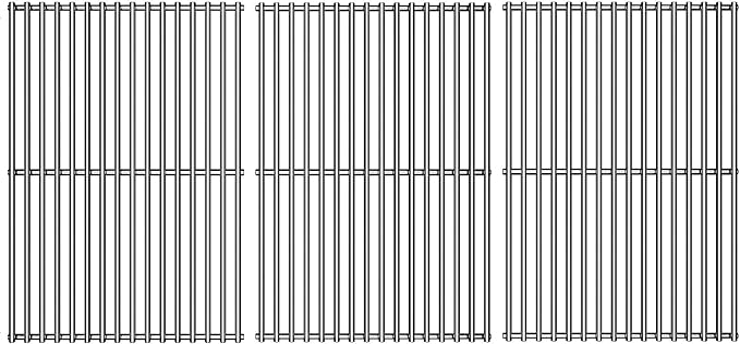 15/17/19 Inch Grill Cooking Grates Replacement by KIKIBRO