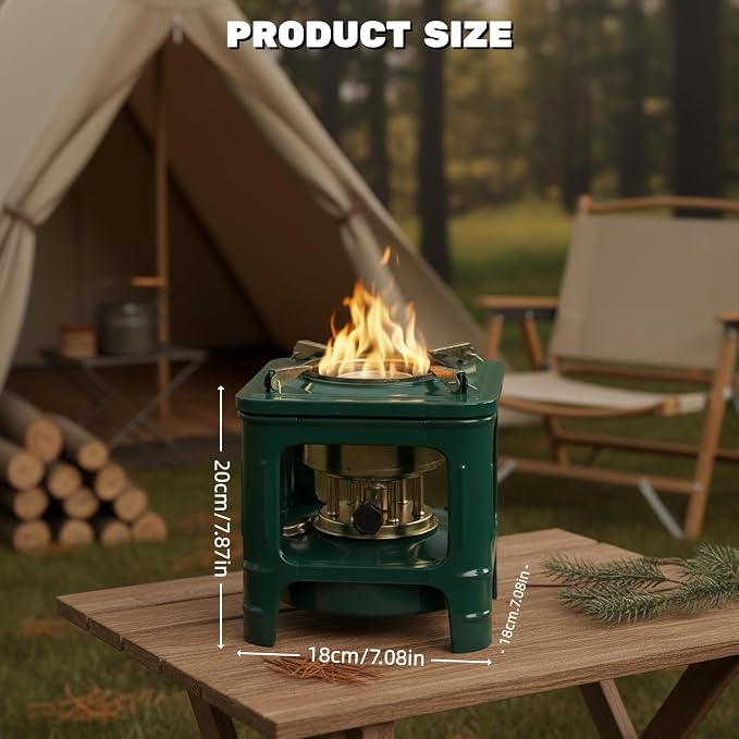 Picnic Burner Furnace, Kerosene Stove, 8-Wick Portable Camping Stove, Outdoor - Image 7