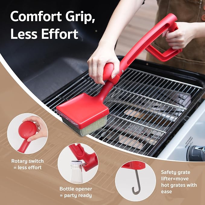 GASPRO Steam Grill Brush Bristle Free - Image 6