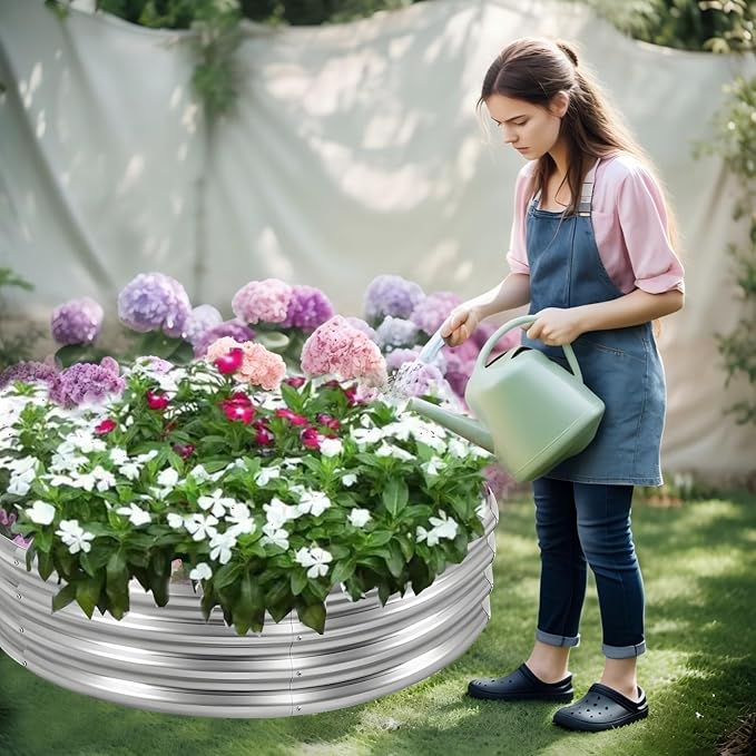 HGD 60 Inch Large Galvanized Steel Metal Fire Pit Ring - 5FT Heavy Duty Fire - Image 8