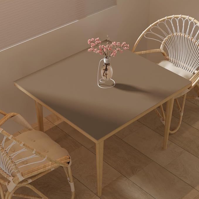 Leather Table Cover, 1.8mm Thick, 42x42 Inch Table Protector, Table Protector by Zinkooat