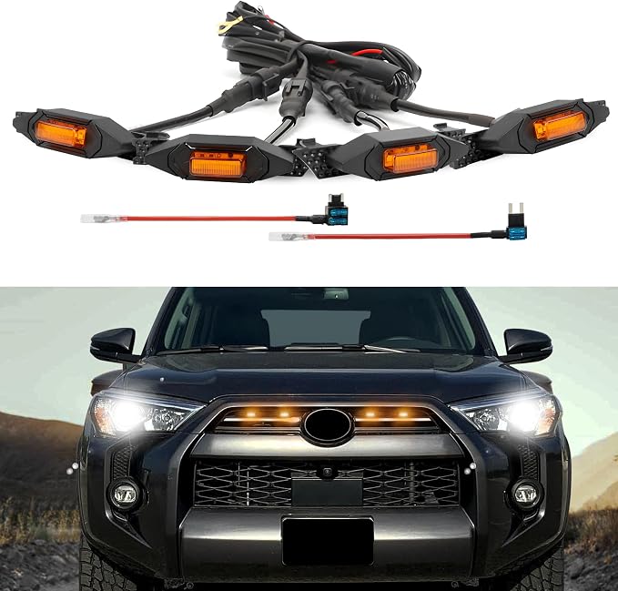 SEVEN SPARTA 4 PCS Grill Led Lights Compatible - Image 9