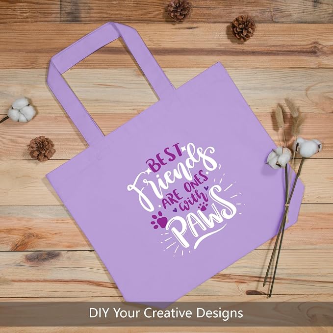 TOPDesign 1-Pack Super Strong Large 12oz Cotton Canvas Tote Bag, Reusable - Image 3