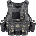 BOMTURN Tactical Airsoft Vest Upgrade Adjustable Modular Paintball Vest Outdoor by BOMTURNTACTICALEQUIPMENT