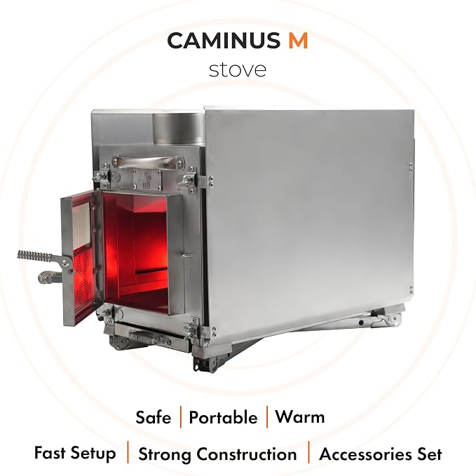 Rbm Outdoors Camping Stoves for Tents, Yurts. Portable Wood Burning Folding - Image 4