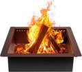 42 inch Square Fire Pit Ring, Heavy Duty Firepit Ring, DIY Campfire Insert by OutVue-EmbracetheGreatOutdoors