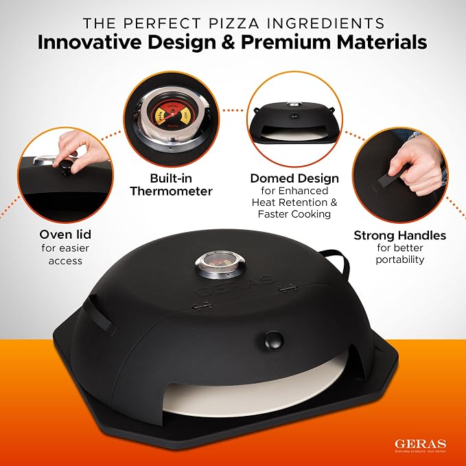 HeatGuard Pro Geras Pizza Oven for Grill - Image 7
