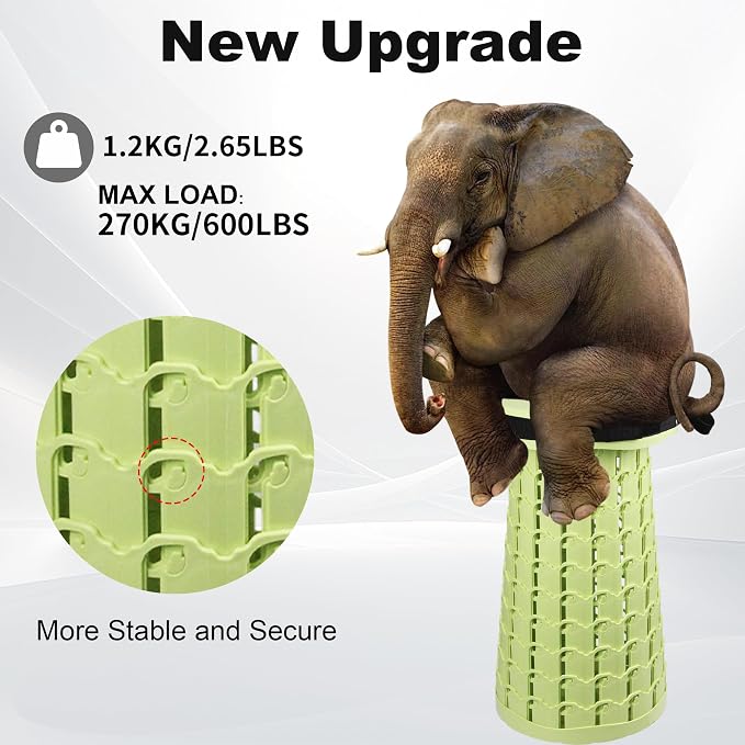ALEVMOOM Upgraded Collapsible Stool - Image 5