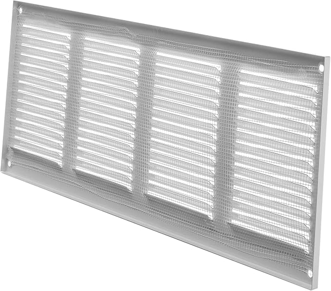 Repa Market 5-Pack Air Vent Cover 16x6 Inch White Galvanized Steel Louvered - Image 8