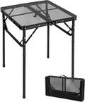 RedSwing Portable Grill Table for Outside, Aluminum Square Folding Grill Stand by RedSwing