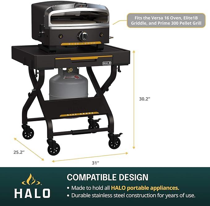 HALO Outdoor Countertop Cart | Prep Station or Griddle/Oven Cooking Surface | - Image 2